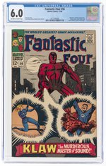 FANTASTIC FOUR #56 NOVEMBER 1966 CGC 6.0 FINE.