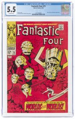 FANTASTIC FOUR #75 JUNE 1968 CGC 5.5 FINE-.