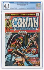 CONAN THE BARBARIAN #23 FEBRUARY 1973 CGC 6.5 FINE+ (FIRST RED SONJA).