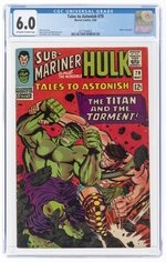 TALES TO ASTONISH #79 MAY 1966 CGC 6.0 FINE (INCREDIBLE HULK VS. HERCULES).