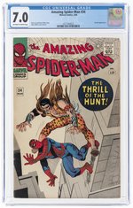 AMAZING SPIDER-MAN #34 MARCH 1966 CGC 7.0 FINE/VF.