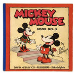 "MICKEY MOUSE BOOK NO. 3" EARLY REPRINT BOOK.