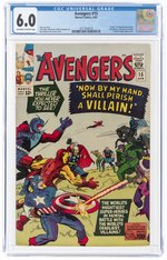 AVENGERS #15 APRIL 1965 CGC 6.0 FINE.