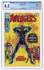 AVENGERS #87 APRIL 1971 CGC 4.5 VG+.