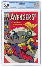 AVENGERS #59 DECEMBER 1968 CGC 5.0 VG/FINE (FIRST YELLOWJACKET).