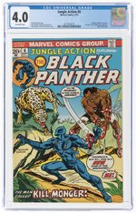 JUNGLE ACTION #6 SEPTEMBER 1973 CGC 4.0 VG (FIRST ERIK KILLMONGER).