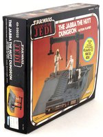 STAR WARS: RETURN OF THE JEDI (1983) - THE JABBA THE HUTT DUNGEON ACTION PLAYSET AFA 80 NM (KLAATU/NIKTO/8D8).