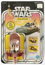 STAR WARS (1978) - LAND SPEEDER DIE-CAST 12 BACK CARDED VEHICLE.