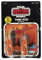 STAR WARS: THE EMPIRE STRIKES BACK (1980) - TWIN-POC CLOUD CAR DIE-CAST 11 BACK CARDED VEHICLE.