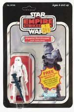 STAR WARS: THE EMPIRE STRIKES BACK (1980) - HOTH SNOWTROOPER 41 BACK-A CARDED ACTION FIGURE.