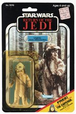 STAR WARS: RETURN OF THE JEDI (1983) - LOGRAY (EWOK MEDICINE MAN) 65 BACK-C CARDED ACTION FIGURE.