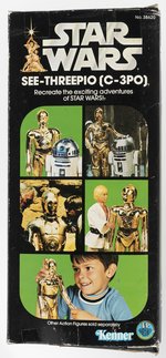 STAR WARS (1978) - SEE-THREEPIO (C-3PO) 12-INCH SERIES BOXED ACTION FIGURE.