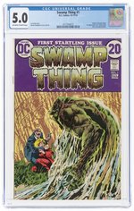 SWAMP THING #1 OCTOBER-NOVEMBER 1972 CGC 5.0 VG/FINE (FIRST ALEC HOLLAND).