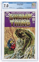 SWAMP THING #1 OCTOBER-NOVEMBER 1972 CGC 7.0 FINE/VF (FIRST ALEC HOLLAND).