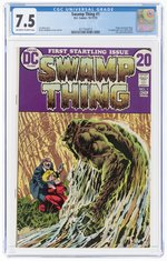 SWAMP THING #1 OCTOBER-NOVEMBER 1972 CGC 7.5 VF- (FIRST ALEC HOLLAND).