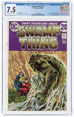 SWAMP THING #1 OCTOBER-NOVEMBER 1972 CGC 7.5 VF- (FIRST ALEC HOLLAND).