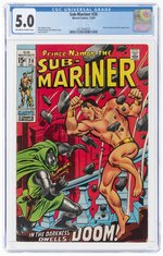 SUB-MARINER #20 DECEMBER 1969 CGC 5.0 VG/FINE.