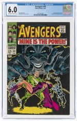 AVENGERS #49 FEBRUARY 1968 CGC 6.0 FINE.