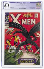 X-MEN #24 SEPTEMBER 1966 CGC RESTORED 6.5 SLIGHT (C-1) FINE+.