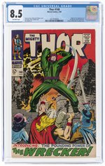 THOR #148 JANUARY 1968 CGC 8.5 VF+ (FIRST WRECKER).