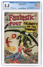 FANTASTIC FOUR #35 FEBRUARY 1965 CGC 5.5 FINE- (FIRST DRAGON MAN).