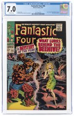 FANTASTIC FOUR #66 SEPTEMBER 1967 CGC 7.0 FINE/VF.