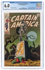 CAPTAIN AMERICA #113 MAY 1969 CGC 6.0 FINE.