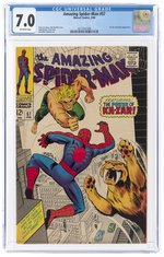 AMAZING SPIDER-MAN #57 FEBRUARY 1968 CGC 7.0 FINE/VF.