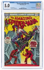 AMAZING SPIDER-MAN #136 SEPTEMBER 1974 CGC 5.0 VG/FINE (HARRY OSBORN BECOMES GREEN GOBLIN).