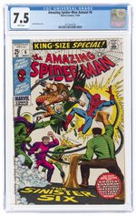 AMAZING SPIDER-MAN ANNUAL #6 NOVEMBER 1969 CGC 7.5 VF-.