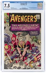 AVENGERS #12 JANUARY 1965 CGC 7.5 VF-.