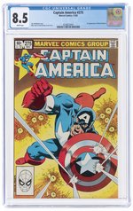 CAPTAIN AMERICA #275 NOVEMBER 1982 CGC 8.5 VF+ (FIRST BARON ZEMO II).