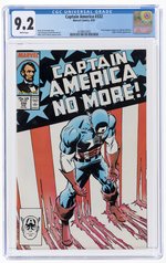 CAPTAIN AMERICA #332 AUGUST 1987 CGC 9.2 NM-.