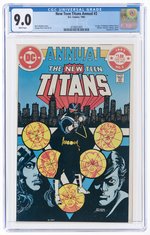 NEW TEEN TITANS ANNUAL #2 1983 GCG 9.0 VF/NM (FIRST VIGILANTE).