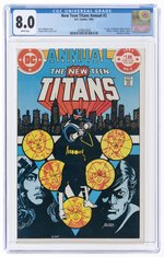 NEW TEEN TITANS ANNUAL #2 1983 GCG 8.0 VF (FIRST VIGILANTE).