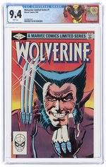 WOLVERINE LIMITED SERIES #1 SEPTEMBER 1982 CGC 9.4 NM.