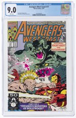 AVENGERS WEST COAST #77 DECEMBER 1991 CGC 9.0 VF/NM.