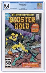 BOOSTER GOLD #1 FEBRUARY 1986 CGC 9.4 NM (FIRST BOOSTER GOLD).