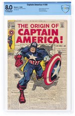 CAPTAIN AMERICA #109 JANUARY 1969 CBCS 8.0 VF.