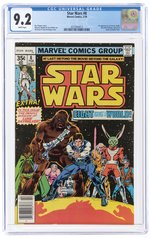 STAR WARS #8 FEBRUARY 1978 CGC 9.2 NM- (NEWSSTAND EDITION - FIRST JAXXON).