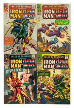 "TALES OF SUSPENSE" IRON MAN & CAPTAIN AMERICA COMIC BOOK LOT.