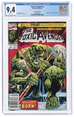 TOXIC AVENGER #1 APRIL 1991 CGC 9.4 NM (NEWSSTAND EDITION).