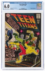 TEEN TITANS #18 NOVEMBER-DECEMBER 1968 CGC 6.0 FINE (FIRST STARFIRE).