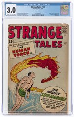 STRANGE TALES #107 APRIL 1963 CGC 3.0 GOOD/VG.