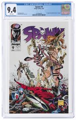 SPAWN #9 MARCH 1993 CGC 9.4 NM (FIRST ANGELA & MEDIEVAL SPAWN).