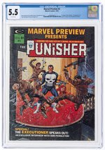 MARVEL PREVIEW #2 1975 CGC 5.5 FINE- (PUNISHER).