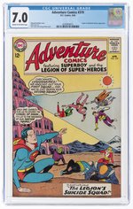 ADVENTURE COMICS #319 APRIL 1964 CGC 7.0 FINE/VF.