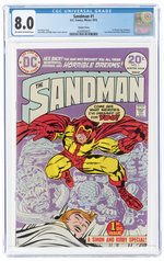 SANDMAN #1 WINTER 1974 CGC 8.0 VF (VARIANT COVER - FIRST BRONZE AGE SANDMAN).