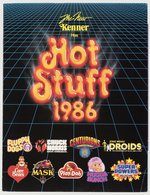 KENNER "HOT STUFF 1986" RETAILER'S TOY CATALOG (SUPER POWERS, STAR WARS, MASK).