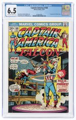 CAPTAIN AMERICA #168 DECEMBER 1973 CGC 6.5 FINE+ (FIRST HELMUT ZEMO).